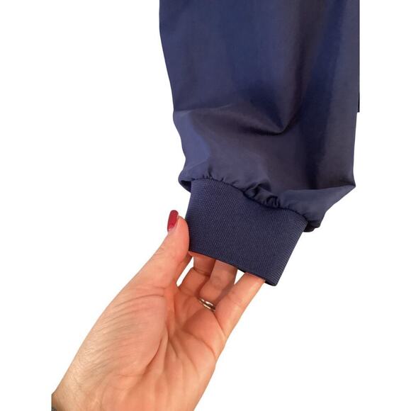 FootJoy Men Windbreaker Jacket Size XXL Navy Blue Golf Classic Preppy FJ Popover - Picture 8 of 12